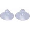 18mm/0.7" Furniture Desk Glass Transparent Anti-Collision Suction Cups Sucker Hanger Pads for Glass Plastic Without Hooks, Pack of 25