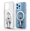 A Smile Back Magnetic Transparent Full-Wrap Case for iPhone 15/16/17 Pro Max