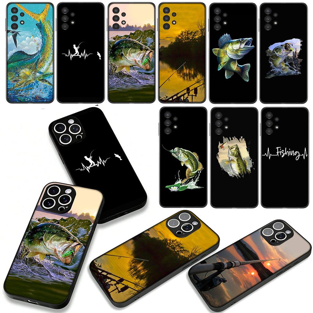 for Xiaomi Poco F7 F6 F8 Ultra F5 X7 X6 X5 X3 NFC M7 M6 Pro C85 C75 C65 C71 C61 Case Activities Fly Trout Carp Fishing Rod Fish