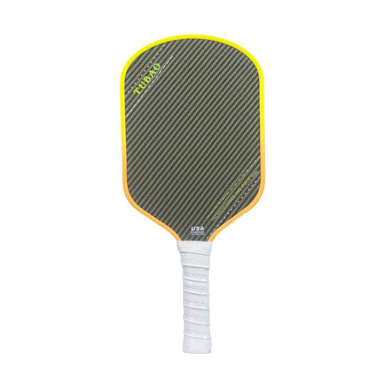 Kevlar Carbon Fiber Pickleball Paddle 5th Gen Heat-Pressed One-Piece Construction With Fine Sandblasted Face