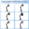 Multifunctional 17mm Ball Base Aluminum Alloy Adhesive Mount Support Suitable for Car Phone Holders & Navigation Systems