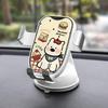 Jigglypuff Style Large Mirror Surface Dashboard Phone Holder 2026 - Suction Cup, Cute Cartoon Design