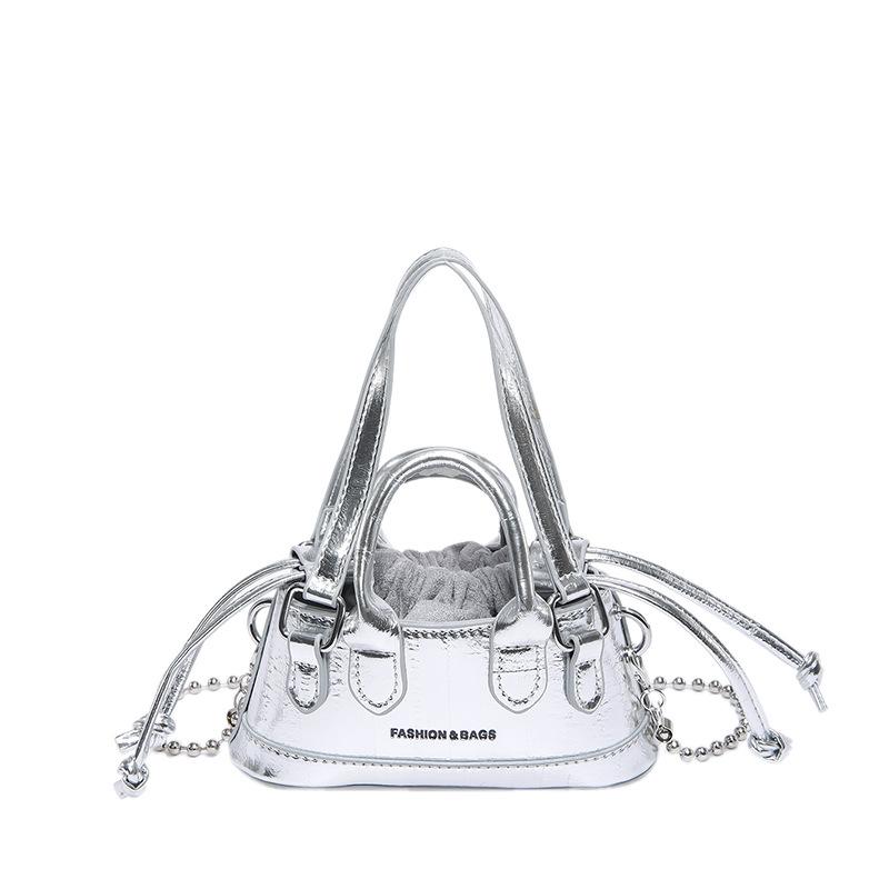 

Сумка Кроссбоди Сумка Мессенджер Сумка Женская Мода Универсальная Сумка на Плечо серебряный