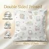 Cute Mikko Cushion Cover Cushion Cover Set 4Pcs 50X50 45X45 40X40 Pillowcase Decorative Sofa Home Decor
