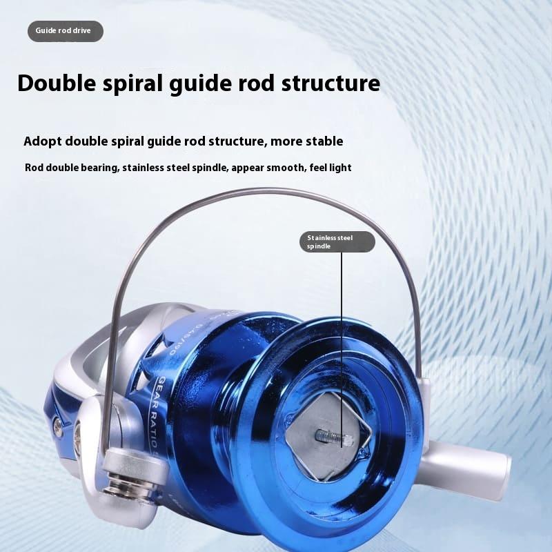 Spinnfischen Rolle mit hoher Übersetzung und geschmeidigem Lagersystem, geeignet für Salzwasser und Süßwasser Baitcasting-Rollen mit hoher Bremskraft