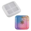 Cup Tray Mould DIY Coaster Moulds for DIY Epoxy Resin Casting Craft Decorations