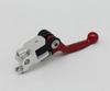Red 4 Directions Folding Pivot Brake Lever For Honda CRE250X 2007-2012 CRF250R