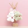 Ladybird Rabbit Elephant Bear Husky Plush Toy Keychain Stuffed Dolls Animal