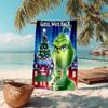 Christmas Gift Oscar Comedy Movie How the Grinch Stole Christmas Soft Beach Towel Outdoor Camping Vacation Swinging Beach Scarf Decorative Blanket B18