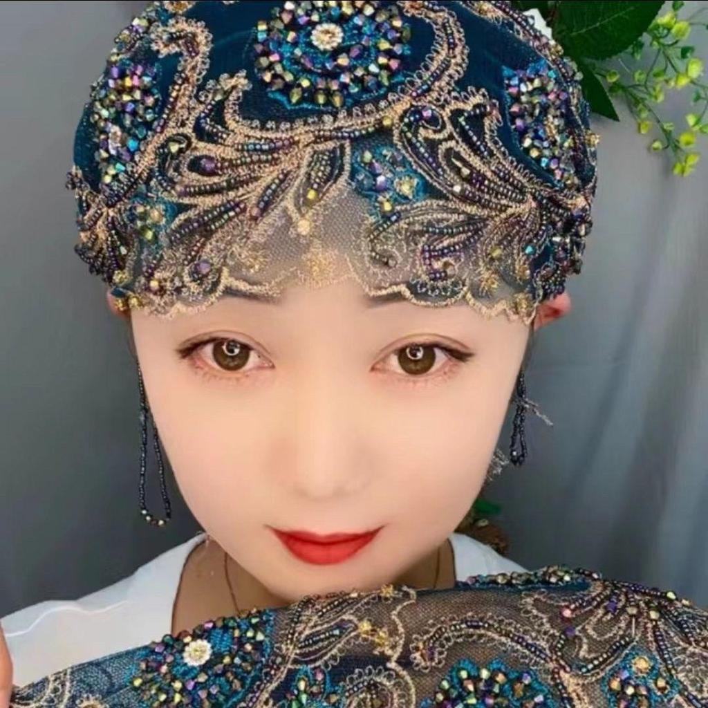 2023 Handmade Lace Shawl & Tassel Headscarf