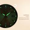 JINSHIDUN Neue Business- und Freizeituhr für Damen, mechanische Form, Kalender, leuchtende, mit Diamanten eingelegte, wasserdichte High-End-Uhr