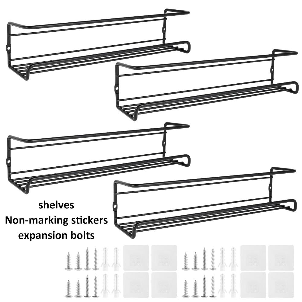 Kitchen Organizer Hanging Spice Rack Kitchen and storage organizer Wall Mount Seasoning Shelf Spice Jar home Kitchen Accessories