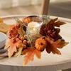 Candle Ring Decor Gifts Artificial Wreath for Dining Room Farmhouse Festival