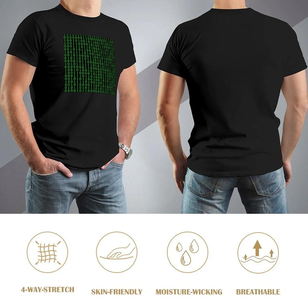 Binary Finery T-Shirt Vintage Street Wear Mens Plain T Shirts