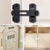 Flip Latch 8 Pcs Stainless Steel Sliding Barn Door Lock Multi-Purpose Hardware Gate Latches Safety Latches for Wooden Furniture Window Closet for