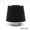 High Flow Intake Kit Cone Air Filter Adapter Cold Car Filters Racing 3" 3.5 4inch Sport System Performance Box 76MM 89MM 101MM