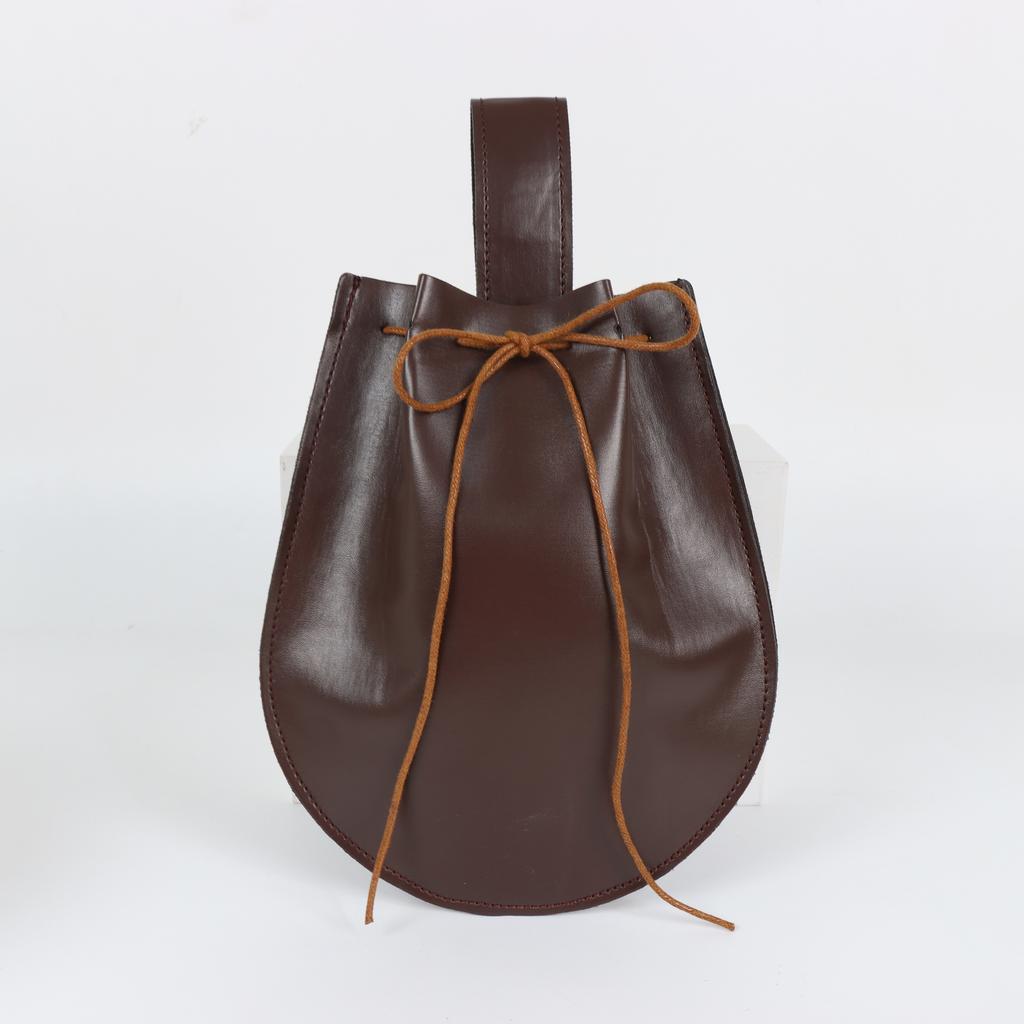 Middelalder Lær Belteveske Oppbevaringsveske Ridderpung Halloween Tilbehør Cosplay Rekvisitter