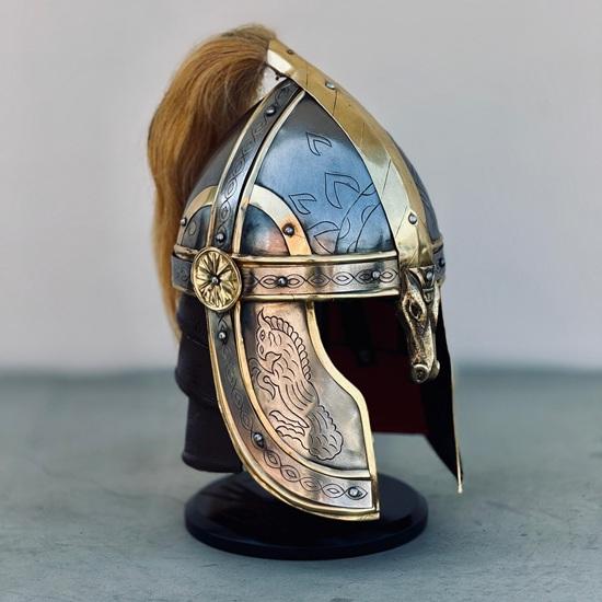 Eomer s Horse Rider Marshall Helmet The Lord Of The Rings Helmet Knight Larp Helmet