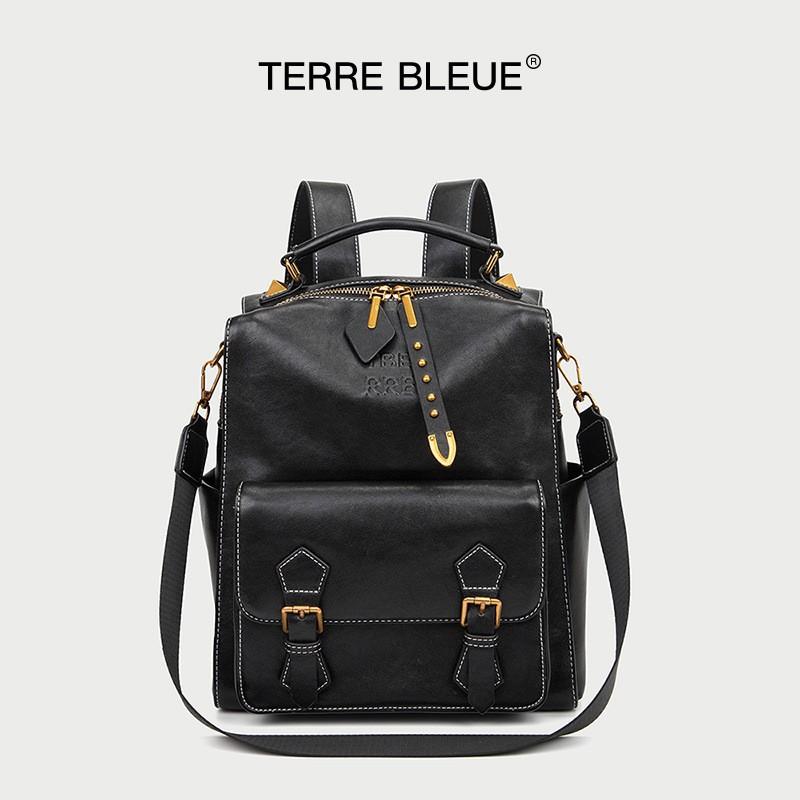 New Retro British Style High-end Backpack with Simple and Fashionable Travel Commuting Backpack