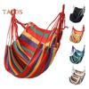 Hammock Chair Foldable Heavy Duty Lightweight Portable Handmade Cotton Weave Indoor Outdoor Garden Tree Hanging Swing Chair Seat