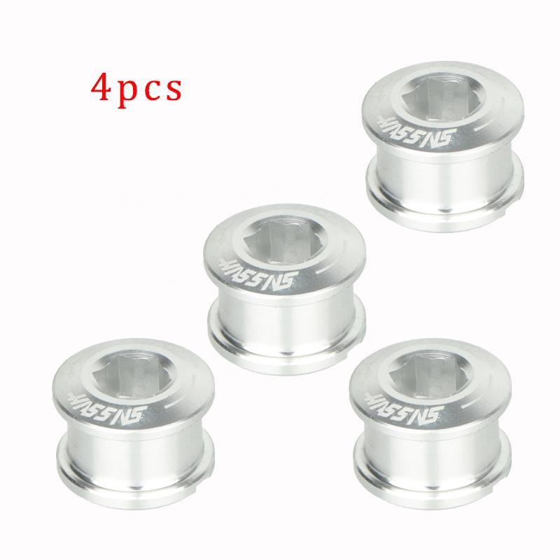 

Болт для велосипеда Mtb, цветной кривошипный винт, кольцевой болт для цепи, кронштейны для модификаций дорожного велосипеда 4PCS белый