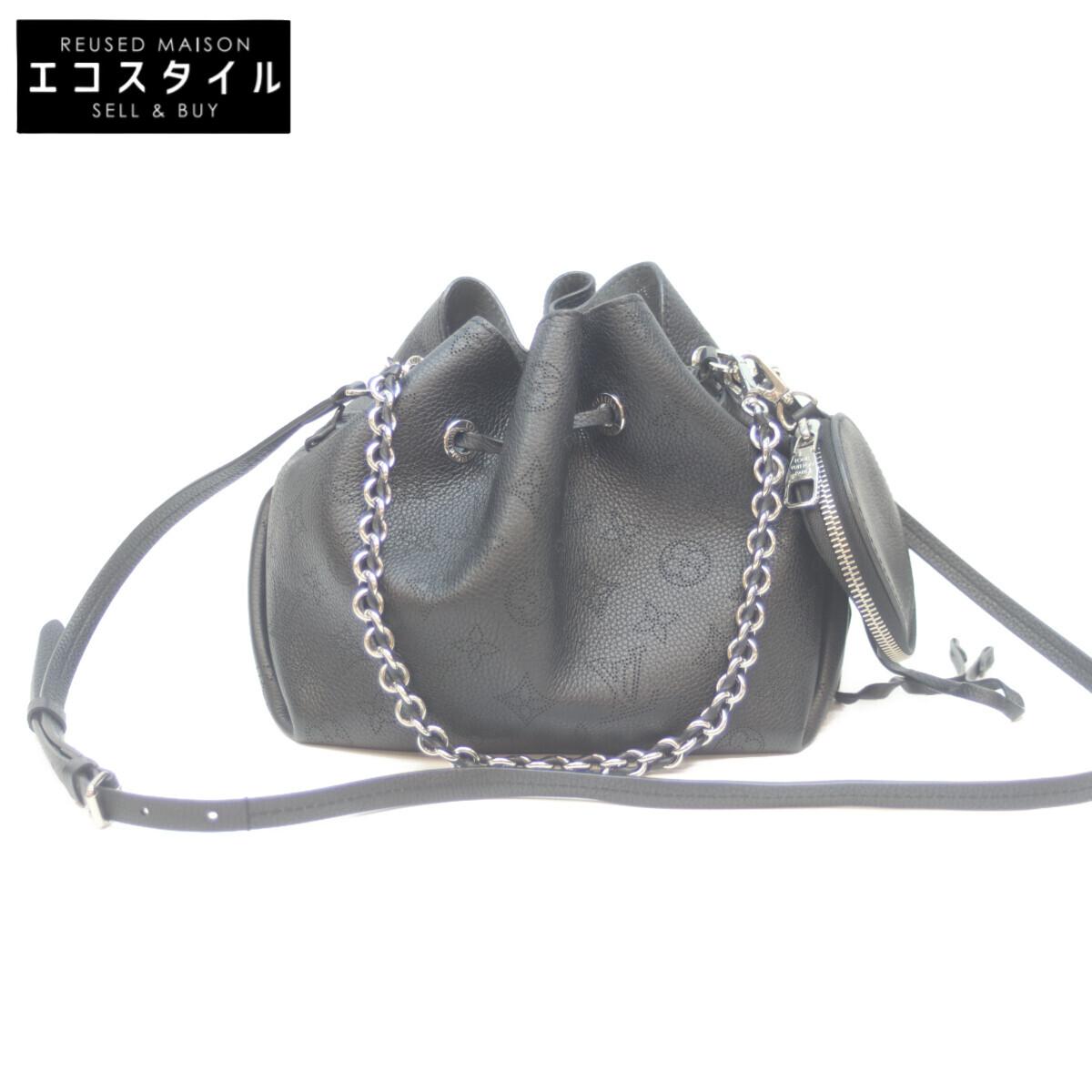 

LOUIS VUITTON 20 years M57070 Black Mahina Bella Shoulder bag MahinaUsed