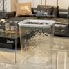 Transparent Living Room Trash Can