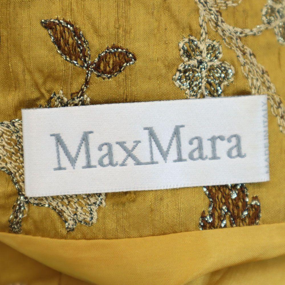 MAX MARA Made in Italy Silk Blend Overall handle Short sleeve Old vintage Skirt suit Setup Women Used