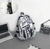 Schulrucksack trendige Marke Rucksack Herren Ins trendig cool große Kapazität Graffiti Rucksack Schüler Pendler Schulrucksack College-Studenten Reise Rucksack