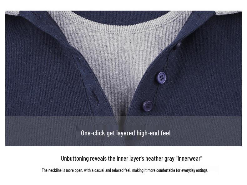 Dámské barevně blokované polo tričko Henley s dlouhým rukávem a úzkým střihem (Kolekce Podzim 2025)