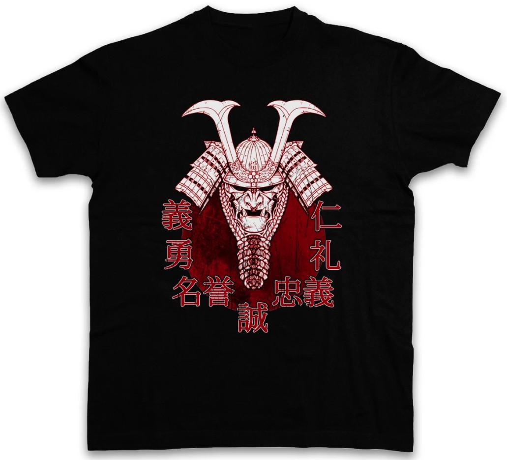 Футболка BUSHIDO SAMURAI II Ниндзя Япония Воин Меч Сеппуку Дакана Доспехи Шлем XL