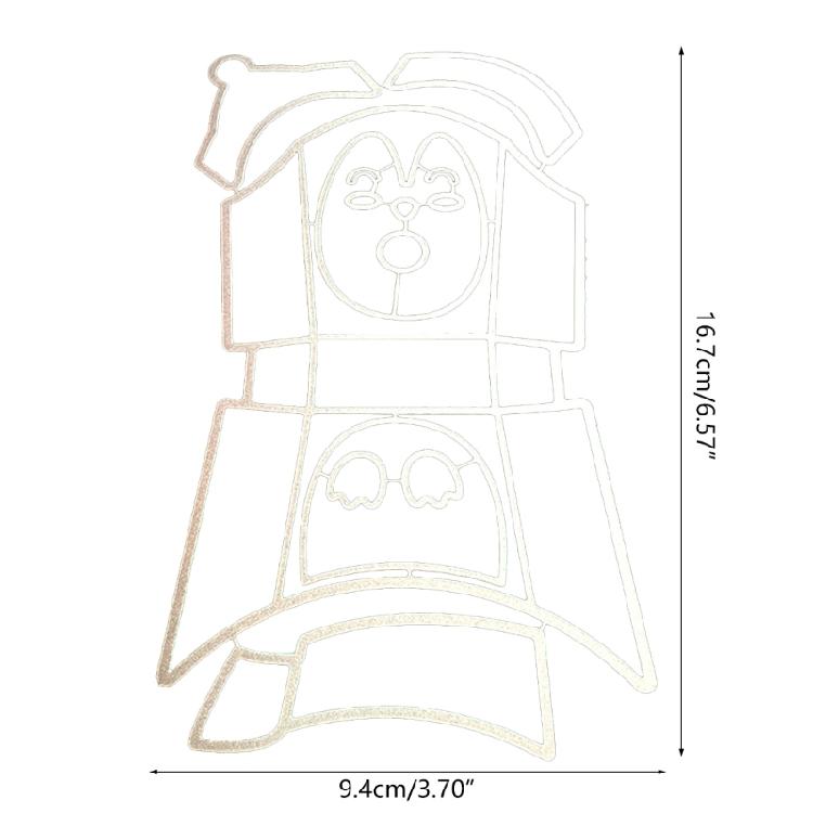 Christmas Box Cutting Dies Embossing Template Stencil Scrapbooking for Card Cuts