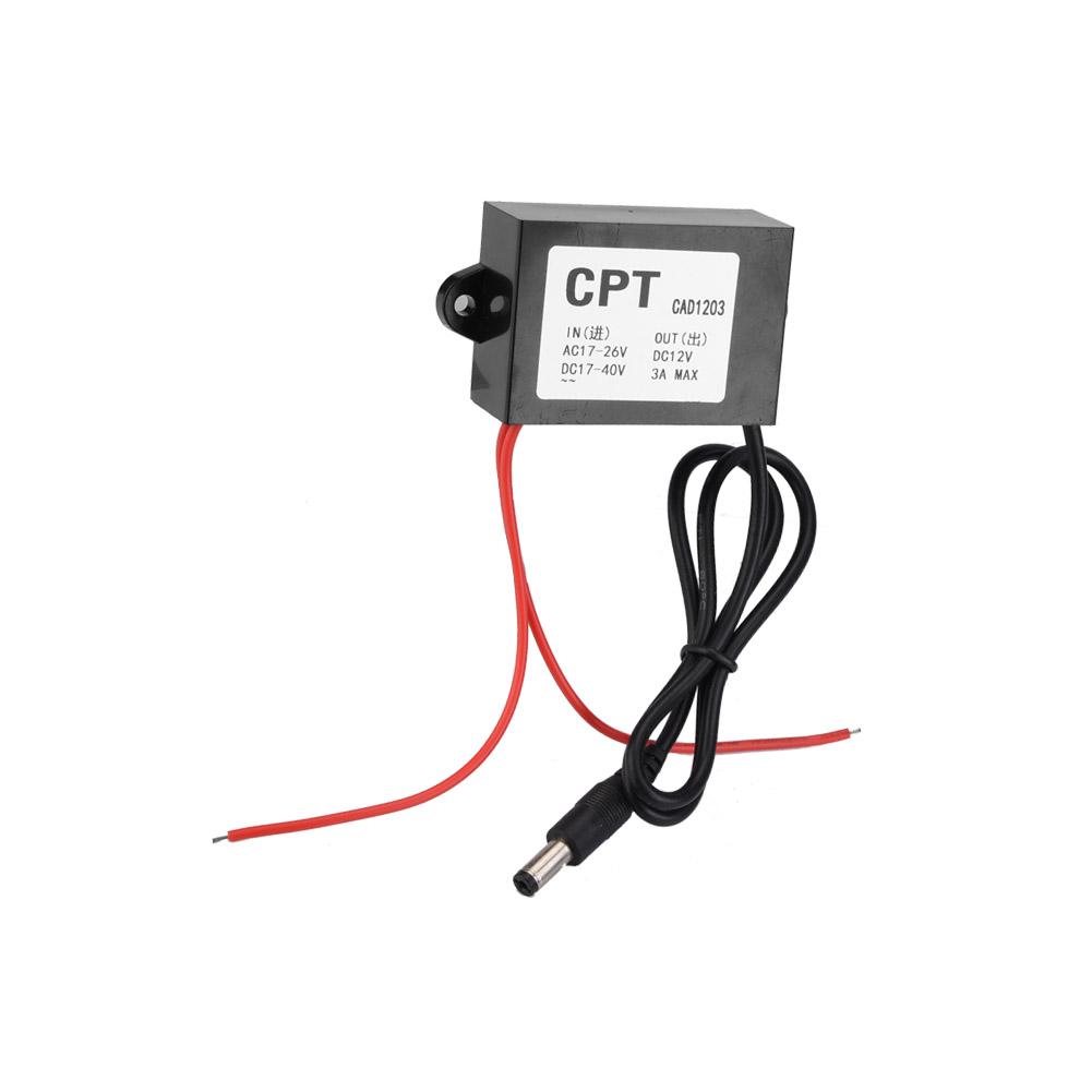 Convertitore Regolatore di Alimentazione AC/DC da 24V a 12V per Alimentazione Monitor 3A