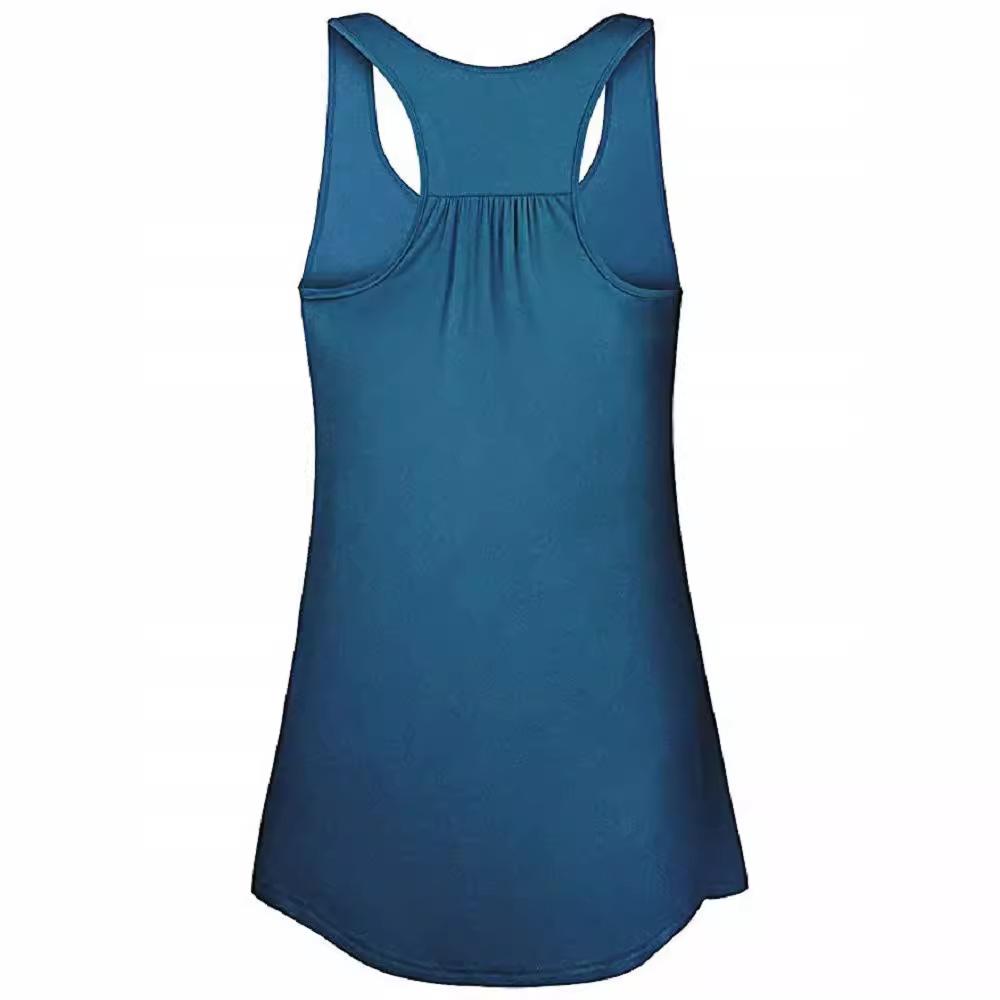 Damen-Stillweste in Übergröße, Rundhalsausschnitt, ärmellos, Patchwork, Anti-Glanz-Stilloberteil