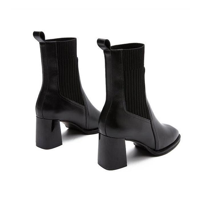 Kaufe Chelsea Boots Damen Socken Stiefel Hochhackige Stiefeletten