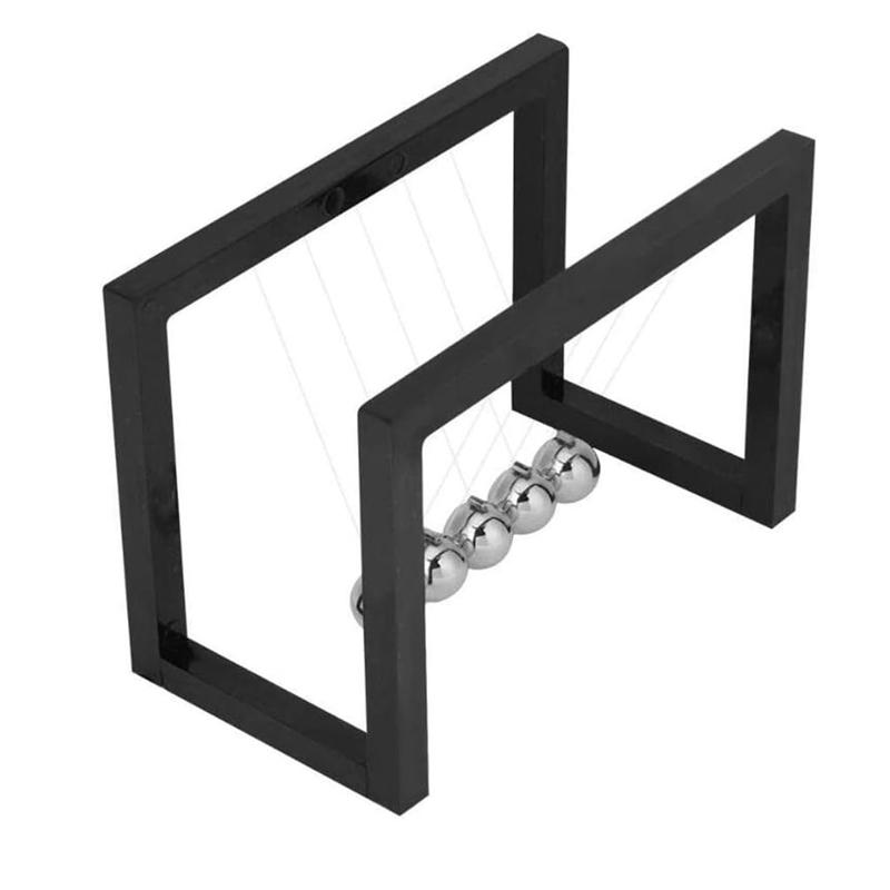 

Newtons Pendulum Cradle Balance Steel Balls Physics Science Kinetic Toys Desk Office Fidget For Anxiety Decompression Gifts