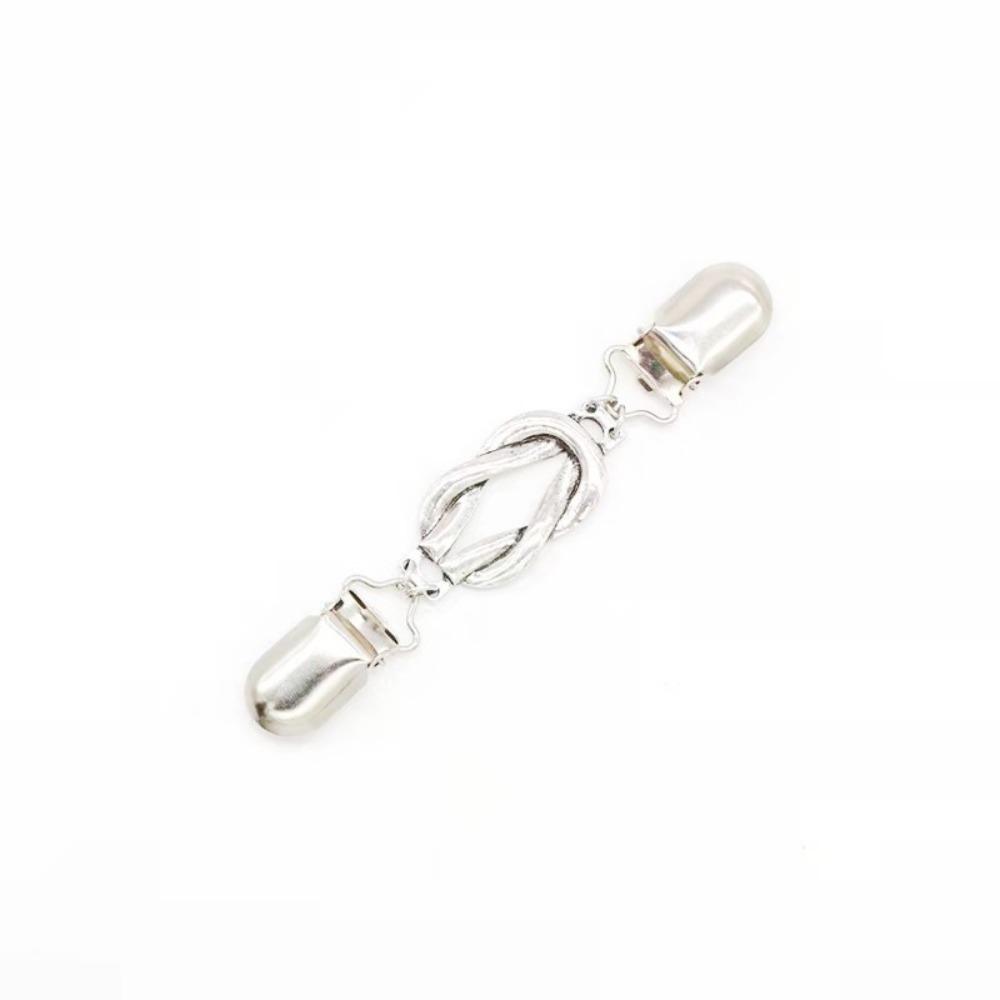 Shawl Clip European and American Retro Sweater Clip Women s Diamond Silk Scarf Buckle Anti-light Brooch Collar Scarf