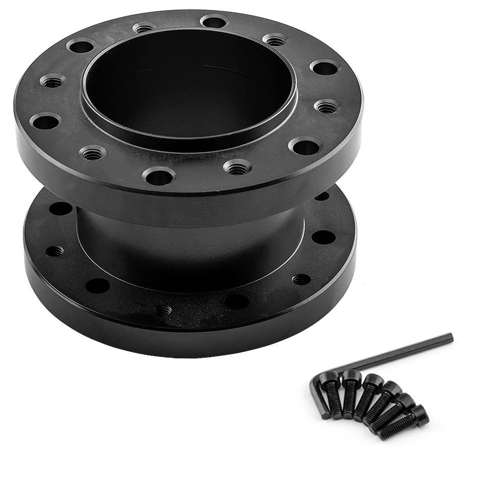 Universal Auto Steering Wheel Heightening Pad 50mm High-quality Aluminium Alloy Fixed Type Steering Wheel Heightening Pad
