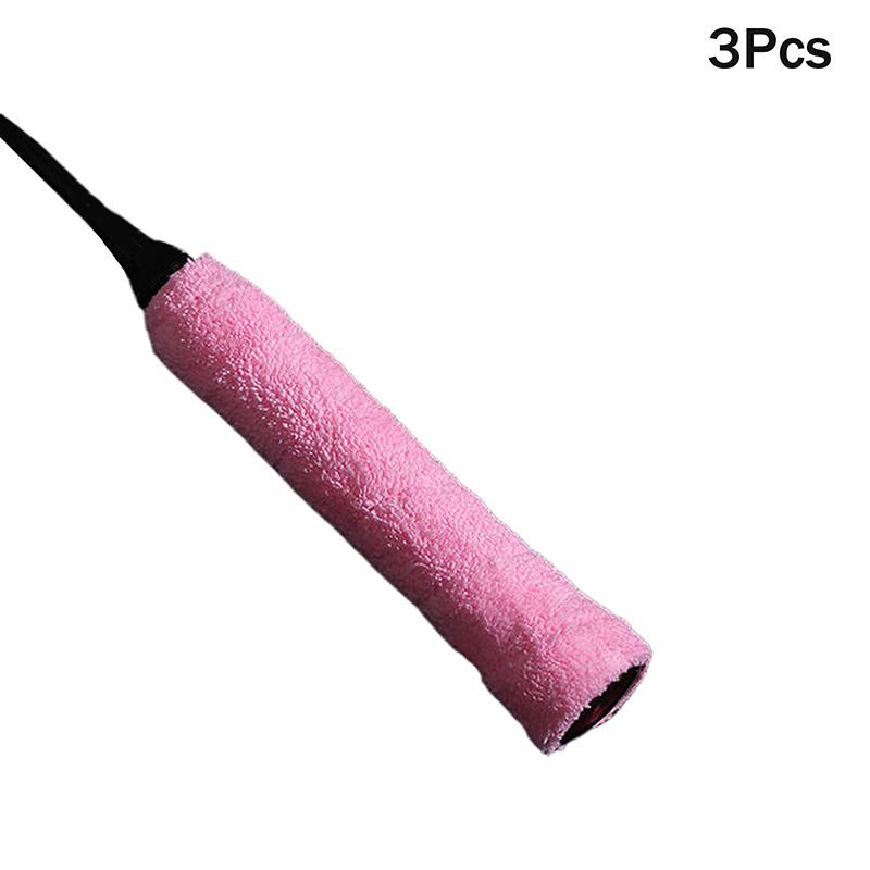 3Pcs Towel Glue Grip Badminton Tennis Racket Overgrips Tape Racket Grip Grip Non-slip Tape Band Sweat Badminton