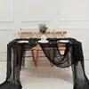 10 Pack Cheesecloth Table Runner 35x120Inch Boho Gauze Cheese Cloth Table Runners for Wedding Party Baby Shower Birthday Home Decor