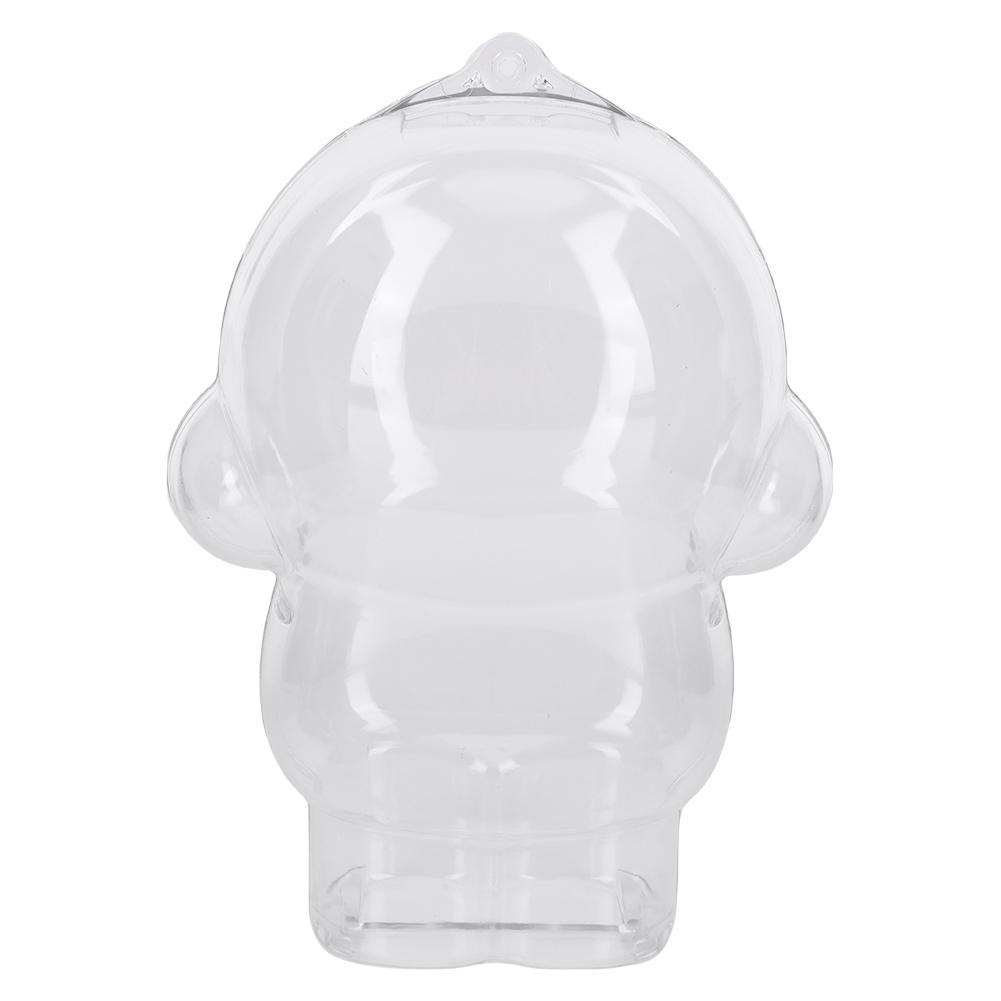 1/2 STÜCK Acryl Transparent Schutzhülle Puppen Staubschutz Aufbewahrungskoffer mit Riemen für Skull Panda Winter Movement für SP Puppe