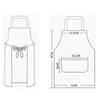 Creative Cartoon Hand-Wiping Apron Waterproof Anti-Oil For Woman Men Chef Work Apron Grill Restaurant Shop Cafes Kitchen