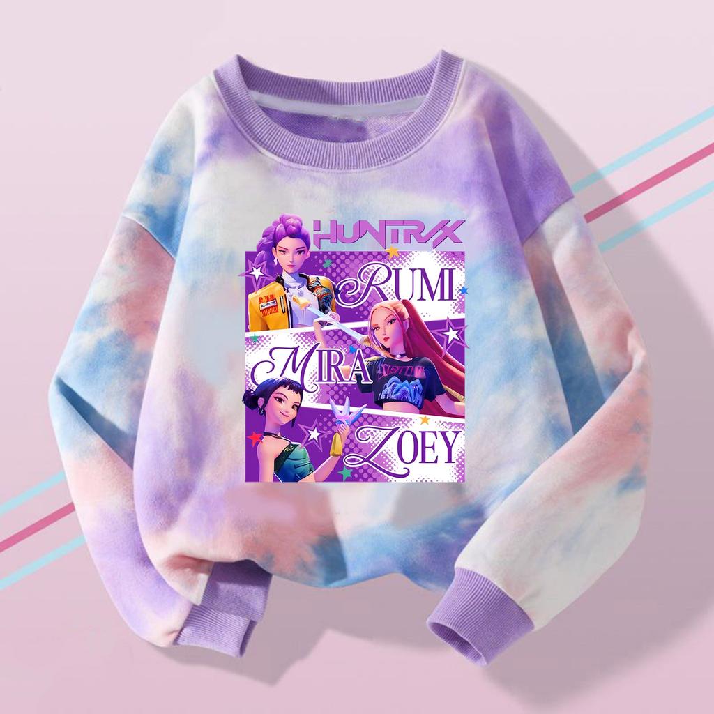 Children's Fashionable Casual Top Printed Pullover Sweatshirt