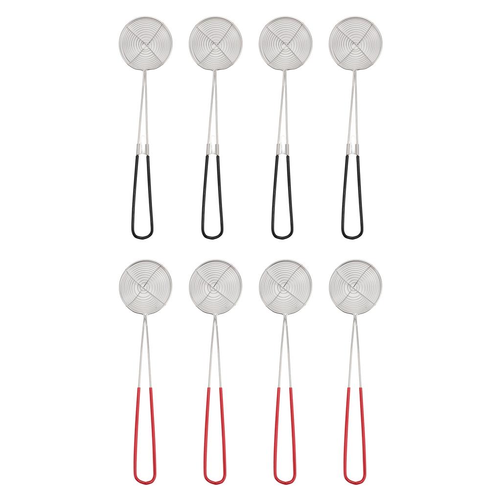 8 ks sítko na horké hrnce, lžíce z nerezové oceli, skimmerové naběračky s rukojetí pro domácnost