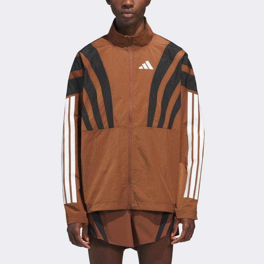 adidas Running Jackets Unisex Preloved Brown Stand Collar Moderate Other KH1639