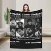 Louis Tomlinsons Singer Blanket Flannel Funny Soft Throw Blankets for Coverlet Winter