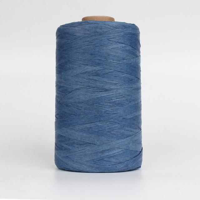 280-300 Meters Raffia Yarn For Hand Knitting Summer Raffia Straw Hats Bags Crochet Yarn Handmade Craft Knit Yarn Thread 24 Color