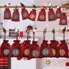 50pcs Christmas Wooden Clips New Year Party Decoration Photo Wall Clip DIY Christmas Ornaments Decorations for Home Xmas Tree