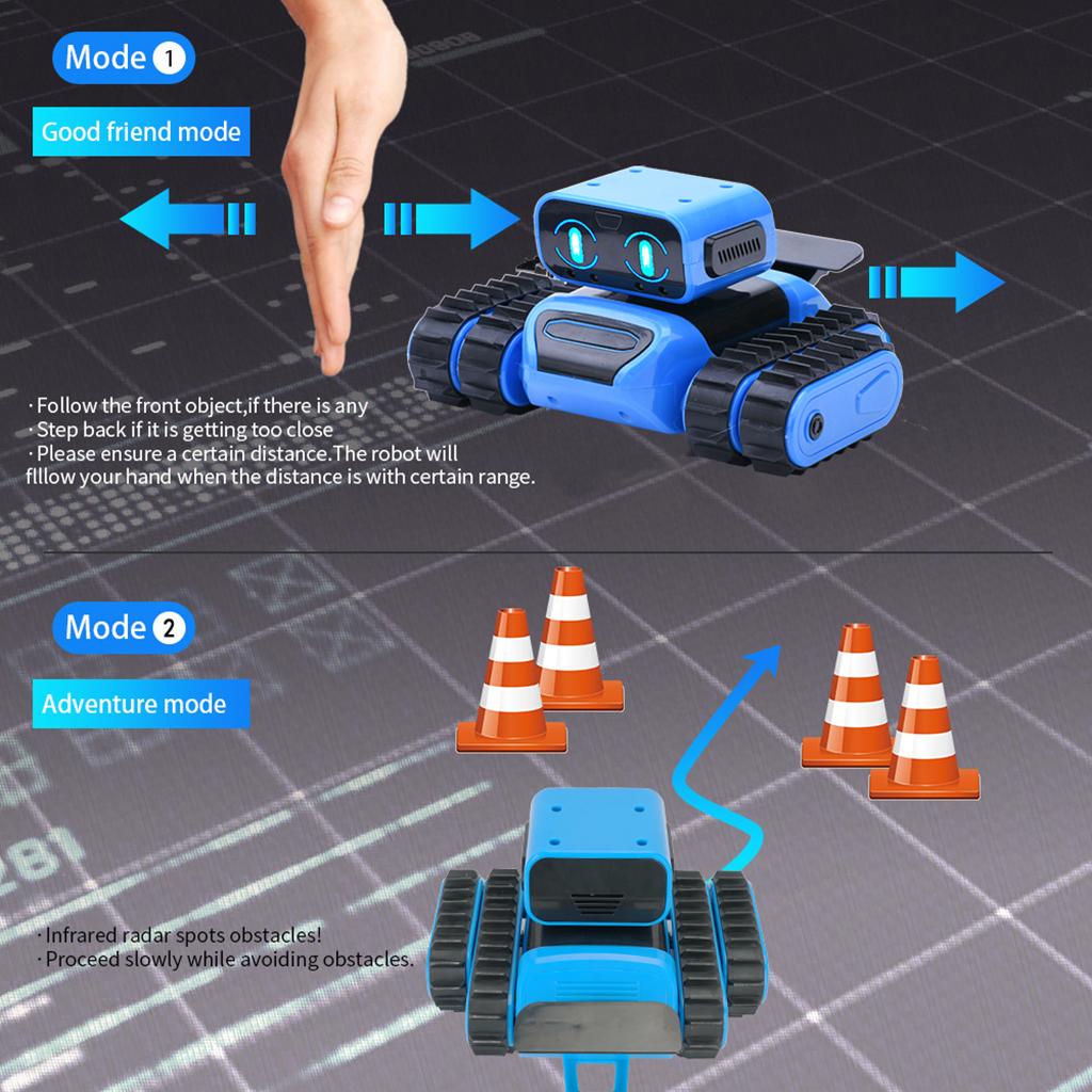 LED Interactive Gesture Sensor Robot Toys for Children And Adults