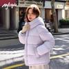 MJ STYLE Women's Hooded Winter Parka Jacket